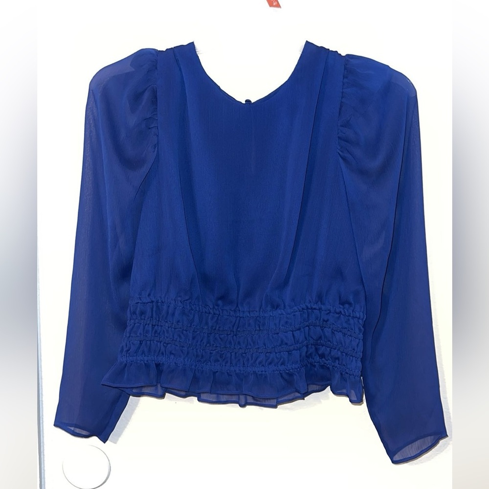 Express blue blouse